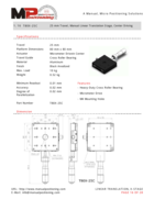 /products/linear-stage-25mm-metric-mpositioning