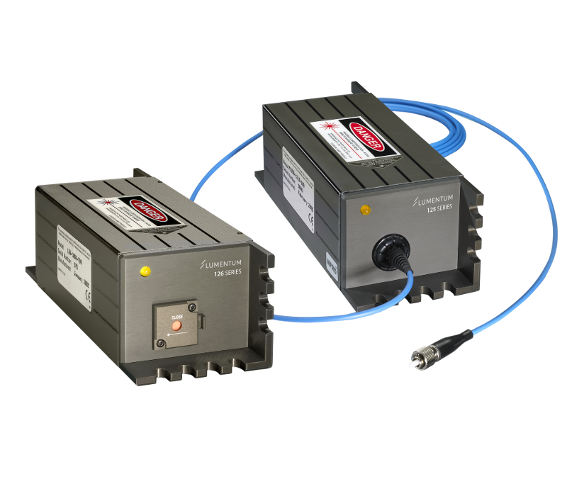 1064nm CW Laser 25mW Lumentum solid state laser with fiber optic or freespace output narrow linewidth low noise frequency tunability and adjustable power